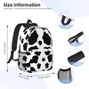 Рюкзак с коровьим принтом, рюкзаки для подростков, книжная сумка, модные студенческие школьные сумки, дорожный рюкзак, сумка на плечо большой вместимости