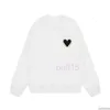 Designer Amis Unisex Am i Paris Sweater Moda Amiparis Hoodie Jumper Casual A-Line Pequeno Coração Amor Coeur Suor Inverno High Street Hoody Redondo Pescoço 5okk 08BQ