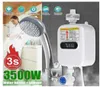 Scaldabagno anche caldo da 3500 w elettrico ingrato mini istantanea rubinetto da bagno tocco di riscaldamento 3 secondi7300293