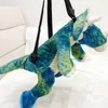 Fashion Parentchild Creative 3D Dinosaur Ryggsäck Söt Animal Cartoon Plush ryggsäck DINOSAURS Bag för barn barn gåvor 240105