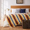Couvertures 130x170cm Style mexicain Couverture de plage à la main tissée serviette glands jeter tapis pour canapé-lit maison pique-nique tapis rayé nappe