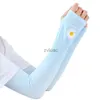 Armbenvärmare Skyddsutrustning 1 Par Sport Running ARM SEPES BEACHABLE ICE SILK BASKABALL ARM SLEEVES Täckning för män Kvinnliga pojkar flickor YQ240106