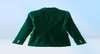 Women039s Anzüge Blazer Frauen Dunkelgrün Samt Blazer Jacke Elegante Mantel Weibliche Slim Fit Büro Dame Solide Langarm Sing2588693