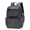 2024 New Large Capacity Checkered Backpack Korean Edition Men's Bag Leisure Fashion Student backpack Travel Backpack Trend