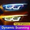 LED DRL Luce di marcia diurna per auto Striscia impermeabile flessibile Fari automatici Indicatori di direzione bianchi Luci di flusso dei freni gialle 12V