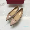 Design élégant femme chaussures en cuir avec chaussure plate fête et chaussures plates quotidiennes femmes dames chaussures habillées femmes