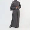 Ubrania etniczne żebrowane dzianiny abaya zimowe muzułmańskie ubrania abayas dla kobiet Turcja Dubaj Autumn Islamskie sukienki Ramadan Eid Kaftan Long Hijab