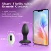360 Rotary Anal Plug vibrator for women Wireless butt plug for men Prostate massager 10 Set gay adult couple sex toy 18 240105