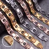 Anti Scratch Tungsten Armband Men Gold Color Chain Magnetic Male Lovers Energy Hematit Par för kvinnor 240105