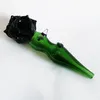 2024 Factory Sale Glass Hand Pipe New Black Rose 두꺼운 흡연 파이프 Tobocco Spoon Burner 5.5 인치 길이