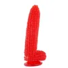 Frko Corn Anal Plug med Sug Cup Grönsaker Dildo Sex Toys For Women Vagina G-Spot Massage Masturbator Adult Game Products 240106