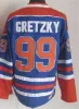 Hockey de glace rétro vintage 31 Grant Fuhr Jersey 99 Wayne Gretzky 11 Mark Messier 30 Bill Ranford 7 Paul Coffey 89 Sam Gagner 17 Jari Kurri