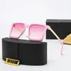 2024 New Fashionable Large Frame Square Color Film Sunglasses Male and Female Couple Sunglasses Driving Slim Sunglasses