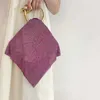 Producto de bolso femenino, bolso de cena con hebilla de bloqueo de diamante famoso de Internet coreano, bolso cuadrado pequeño de mano de acrílico a la moda 240115