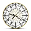 Big Ben Clock Contemporary Modern Wall Clock Retro Silent Non Ticking Wall Watch English Home Decor Great Britain London Gift X070233W