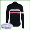 프로 팀 Rapha Cycling Jersey Mens Winter Thermal Fleece Long Sleeve MTB 자전거 셔츠 자전거 자전거 탑 레이싱 의류 야외 Sportswea277w