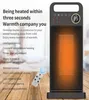 New PTC remote control touch screen electric heater household vertical 120 degree shaking head heater6317666