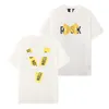 Erkek Kadın Tasarımcılar Tişörtler Gevşek Tees Moda Markaları Üstler Mans Rahat Gömlek Lüks Giyim Sokak Polos Şortlu Kılıf Kıyafetleri Yaz V-38 XS-XL
