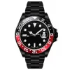 高品質の時計デザイナー腕時計メンズウォッチ豪華なカーボンブラックサファイアブラックダイヤモンドフィルムケース明るい防水スポーツラグジュアリー