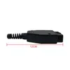 Automotive OBD2 Bluetooth OBD plug interface 16 pin connector male connector 180 degree straight head large cover shell