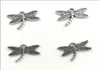 100pcs Lot Dragonfly Alloy Charms Pendants Retro Jewelry Making DIY Keychain Ancient Silver Pendant For Bracelet Earrings 14x18m1987831