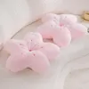 45 cm rosa Sakura-Plüschkissen, Kawaii-Blumen, Plüschkissen, Matte, lebensecht, weiches Kirschblütenkissen, Plüsch-Requisiten 240105