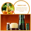 Dinnerware 2pcs Swing Top Lids Cap Bottle Stopper Leakproof Flip Lid