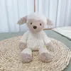 Peluche mouton crème 35cm, poupée douce en peluche, peluche d'agneau moelleuse, cadeau pour enfants de haute qualité, décor de chambre 240106