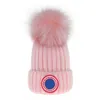 Winter Knitted Beanie Woolen Hat Women Knit Thick Warm Beanies Hats Female Bonnet Beanie Caps M-4