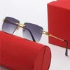 18% OFF Lunettes de soleil nouveau Nouvelle carte sans cadre maison pour hommes et femmes Personnalité de la mode pâte frite torsion miroir jambe lunettes de rueKajia New