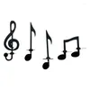 キャンドルホルダーの装飾的なメタル音符ユニークなアクセントのために左キーホルダー