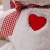 1 pc 3550 cm belle ours en peluche jouets en peluche ours mignon avec coeur poupée filles Valentines cadeau enfants bébé noël Brinquedos 240105