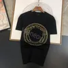 Męska koszulka designerka Medusa Letterpress swobodne lato 100% bawełny oddychające odporne na zagniecenie dużych i wysokiej jakości kobiet