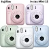 2023 Fujifilm Instax Mini 12 인스턴트 카메라 꽃 핑크 파스텔 블루 민트 녹색 점토 화이트 라일락 보라색 5 색상 240106