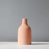 Matte Keramik Morandi Moderne dekorative Keramikkeramik | Minimale Vase | Tischdekoration 240105