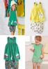 NEW girl Kids Clothes sets 100 Cotton Sleeveless cartoon tortoise rabbit flowers print girl set summer girl elegant casual t shir7637070