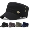 Bérets Top armée hommes casquettes militaires plat mode automne chapeau décontracté ombre femme été chapeaux homme coton os Cadet