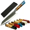 Couteaux de cuisine Couteaux Couteau de chef 67 couches en acier damas 8 pouces cuisine japonaise couperet tranchant tranche Gyuto livraison directe exquise Ho Otnxi