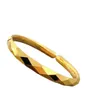 Bangle 8 mm 6pclot Dubai Gold Bangles for Women Men 24k Kolor Bracelarii Etiopskie Afrykańskie biżuterię Saudyjską arabską pannę Małuinową 230404