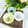 Decorative Figurines Natural Bowl Reiki Spiritual Healing Quartz Stone Carving Craft Crystal For Home Decor Meditation