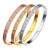 Ontwerper Cartres Armband Mode 18K Goud voor Vrouwelijke Minderheid Ontwerp Kleurloos Vol Diamanten Paar 18k gouden Sky Star