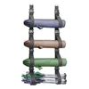 Kök förvaring väggband monteras justerbar campingstol rack hängande hållare för tält vikta stolar