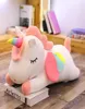 Creative Plush Toys Large Lying Unicorn Doll Bekväm kudde Barngåva Kawaii för barn födelsedag312Z5560788