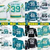 Хоккейная майка San''Jose'' Sharks Logan Couture Reverse Retro # 48 Томас Хертл # 28 Тимо Мейер Эрик Карлссон Бонино Брент Бернс Штурм Патрик Ма