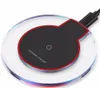 Crystal Charging Pad Qi Wireless Charger Receiver für Samsung S7 Edge S6 iPhone 6 7 Universal Smartphone mit QI System8665720