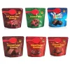 أكياس التغليف البراغي بالجملة المملوءة بالجملة 600mg كعكة فارغة Chewy Funfetti Fudge Chocolate Snack Bites Red Velvet Pouch ZZ