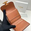 Luxury Designer TRIOMPHES Card Holder purses Womens mens Leather id CardHolder Coin Purses zipper Key Wallets bag passport holders key pouch keychain Wallet DHgate