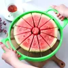 1PC Watermelon Slicer Cutter Stainless Steel Large Size Sliced Watermelon Cantaloupe Slicer Fruit Divider Kitchen Gadgets Items 240106