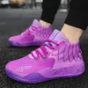 Lamelo Ball MB.01 MB.02 MB.03 Rick Morty Lo Obalance Pink Kids Sports Shoes For Sale Queen City Grade School Sport Shoe Trainner Sneakers Storlek 35-46