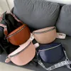 PU Leather Belt Bag Jacquard Weave Wide Strap Crossbody Chest Bag Zip for Party Festival Sports Shoulder Bag Bolso Fanny Pack 240106